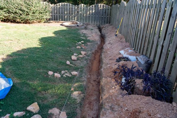 Trench Drain Installation in Clarksville