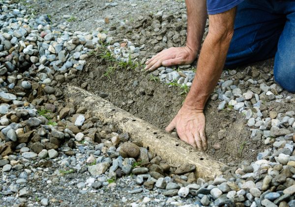 French Ditch Installation in Clarksville
